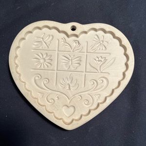 Heart Cookie Mold -  1996 Gardens of the Heart
